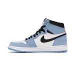 کفش کتونی مردانه زنانه ایرجردن ۱ ساق دار سفید ابی - Image 2