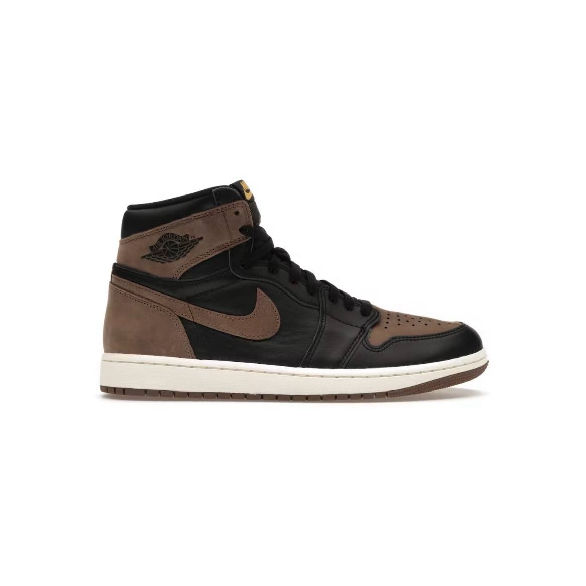 کفش Jordan 1 Retro High OG Palomino طرح اورجینال خرید کتونی جردن ۱ قهوهای مشکی Palomino