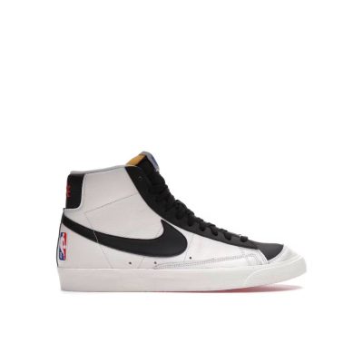 کتونی بلیزر نایکی ساق‌دار مدل NBA سفید مشکی