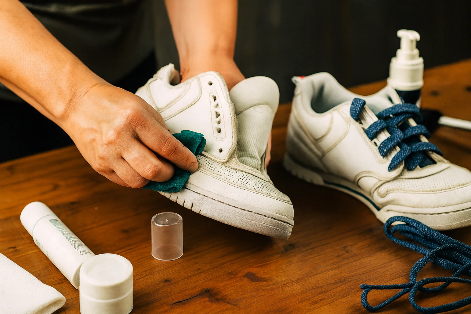 تصویر آموزشی مهم برای نگهداری و افزایش طول عمر کفش ورزشی اورجینال