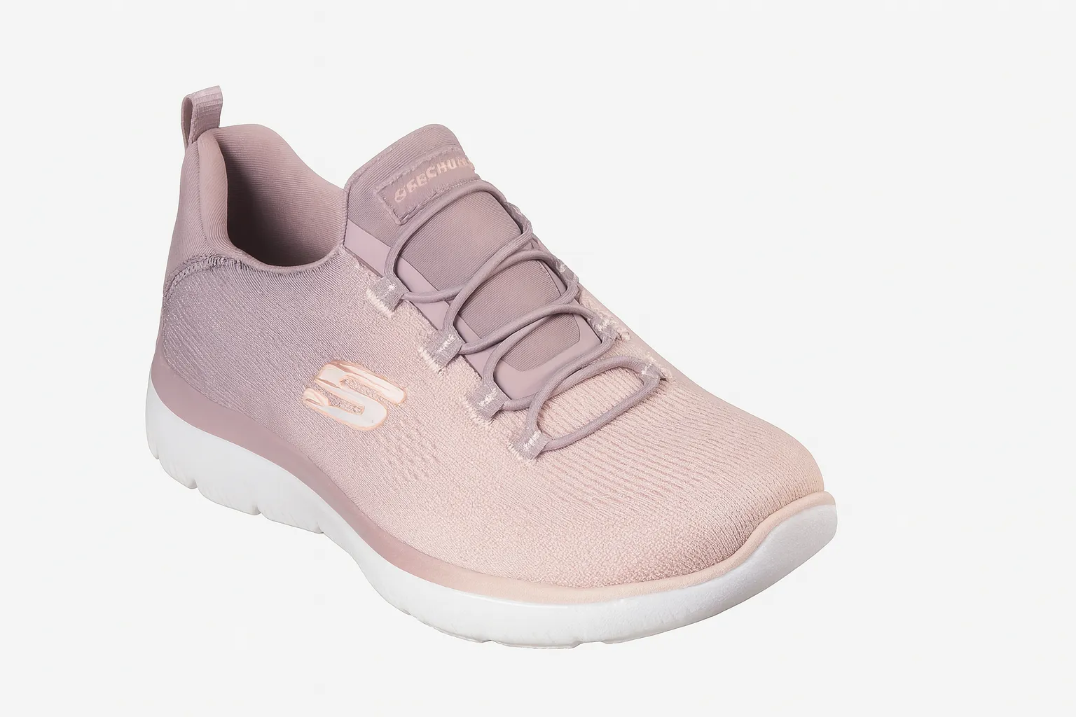 کفش اسپرت اسکچرز صورتی زنانه با طراحی سبک و زیبا