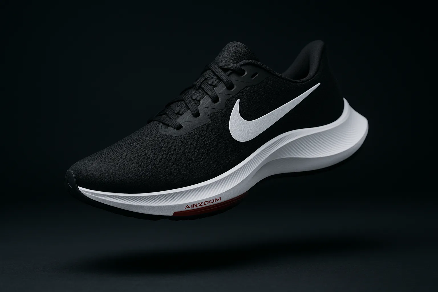 نمای سهبعدی از کفش ایروبیک Nike Air Zoom با نور نرم